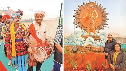 *प्रस्तुति देने प्रदेश के लोक कलाकार अयोध्‍या पहुंचे*