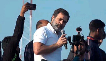 *देश को दिल्ली से चलाना और पूरे देश में हिंदी का प्रयोग चाहती है भाजपा : राहुल*