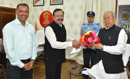 *राज्यपाल श्री हरिचंदन से एन आई टी निदेशक श्री राव ने सौजन्य मुलाकात की*