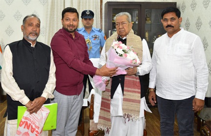 *राज्यपाल श्री हरिचंदन से श्री पटनायक ने सौजन्य भेंट की*