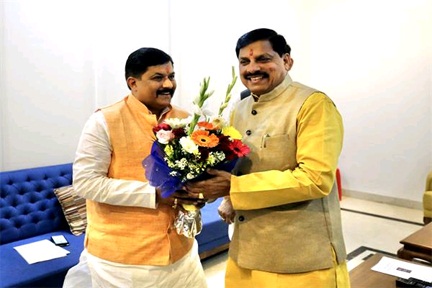 *मुख्यमंत्री डॉ. यादव से मिले गुना के सांसद और इंदौर के महापौर*