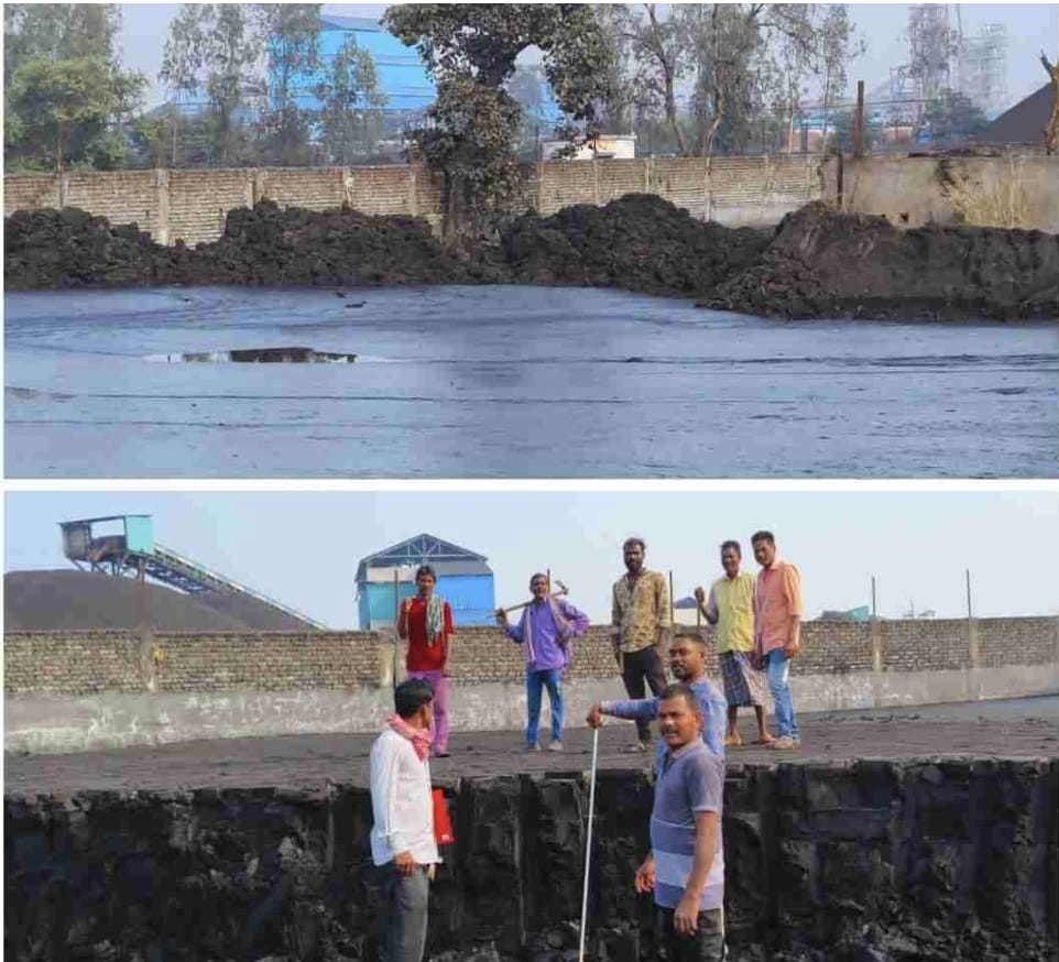 *बिलासपुर,पर्यावरण विभाग के अधिकारी का निकम्मापन, पारस कोल वाशरी से निकले डस्ट से बर्बाद हो रहे किसान, कई एकड़ जमीन पांच पांच फीट तक पट गया*