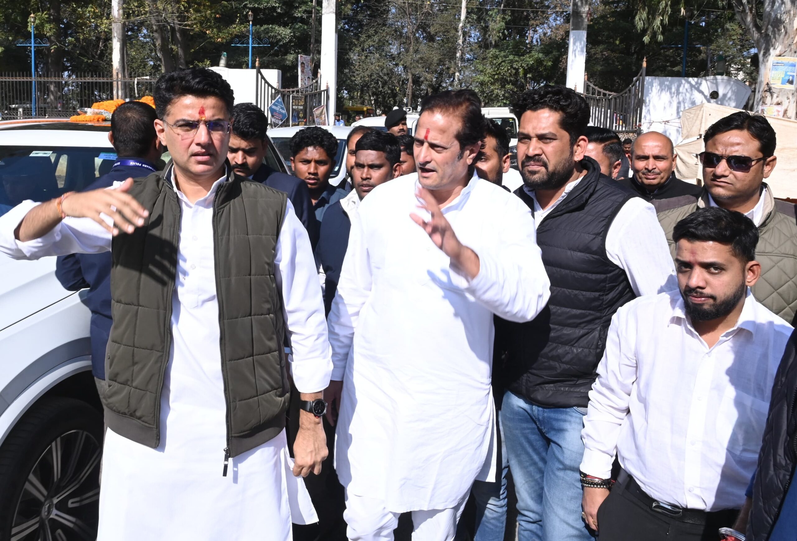 *रायपुर,भारत जोड़ो न्याय यात्रा का उत्साह छत्तीसगढ़ में दिख रहा है, सचिन पायलट जी का अलग-अलग स्थानों के कांग्रेसजनों ने भव्य स्वागत किया*