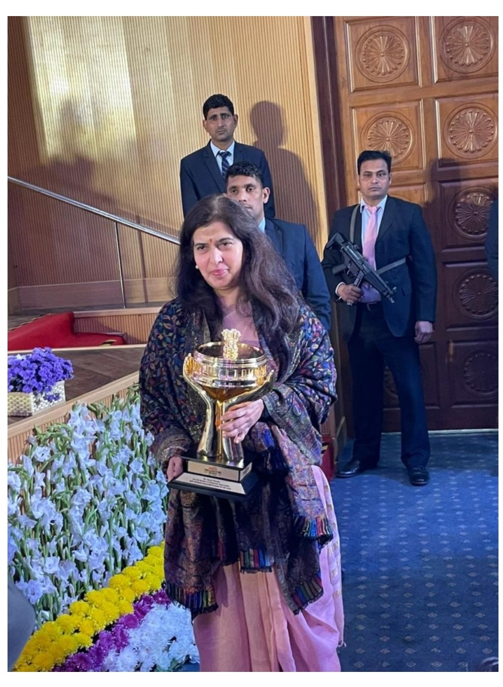*दिल्ली,राज्य सभा सांसद सरोज पाण्डेय को सर्वश्रेष्ठ महिला सांसद का अवार्ड से सम्मानित किया गया,सैफिया क़ुरैशी की रिपोर्ट*
