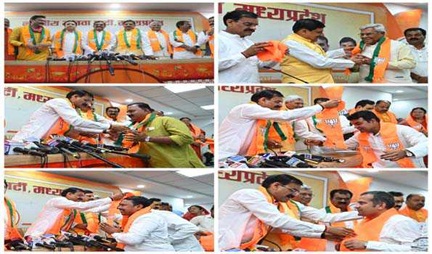 *पूर्व सांसद-विधायक समर्थकों के साथ कांग्रेस छोड़ भाजपा में शामिल*