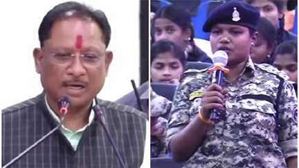 *सीएम साय ने दंतेश्वरी फाइटर्स की महिला जवानों को दी महिला दिवस की बधाई*