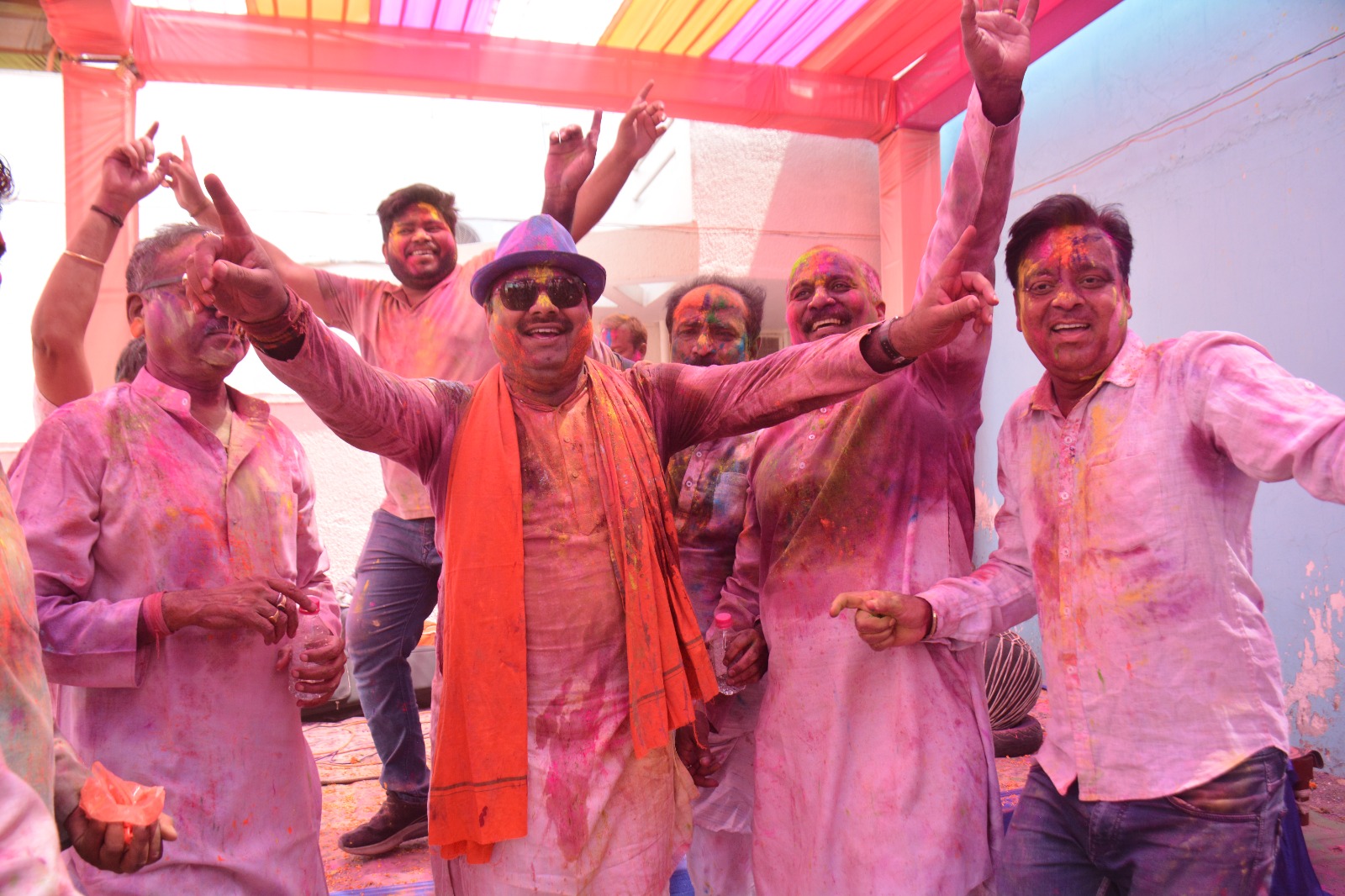 *विधायक गजेंद्र संग नगाड़े की थाप पर थिरके शहरवासी,सैफिया क़ुरैशी की रिपोर्ट*