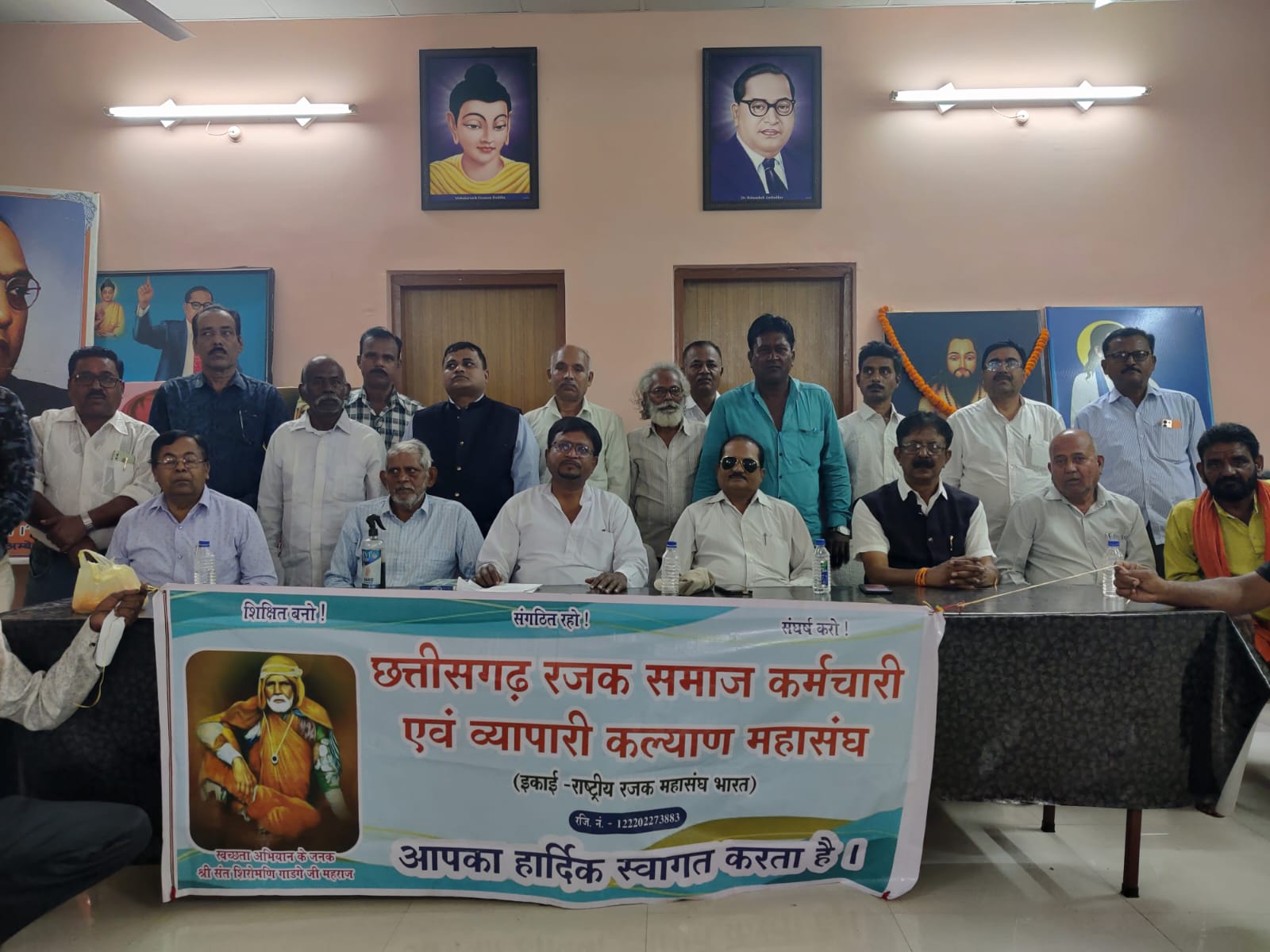*भिलाई,छत्तीसगढ़ रजक समाज कर्मचारी एवं व्यापारी कल्याण महासंघ द्वारा महात्मा ज्योतिबा फुले जी एवं डॉक्टर साहब भीमराव अंबेडकर जी की जयंती का आयोजन*