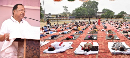 *अंतर्राष्ट्रीय योग दिवस 2024 : कृषि मंत्री नेताम ने कोरिया में किया योगाभ्यास*