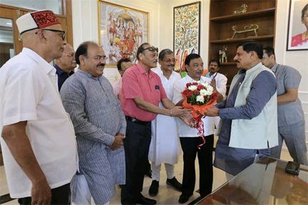 *मुख्यमंत्री डॉ. यादव से भोपाल उत्सव मेला समिति के प्रतिनिधि मंडल ने की भेंट*