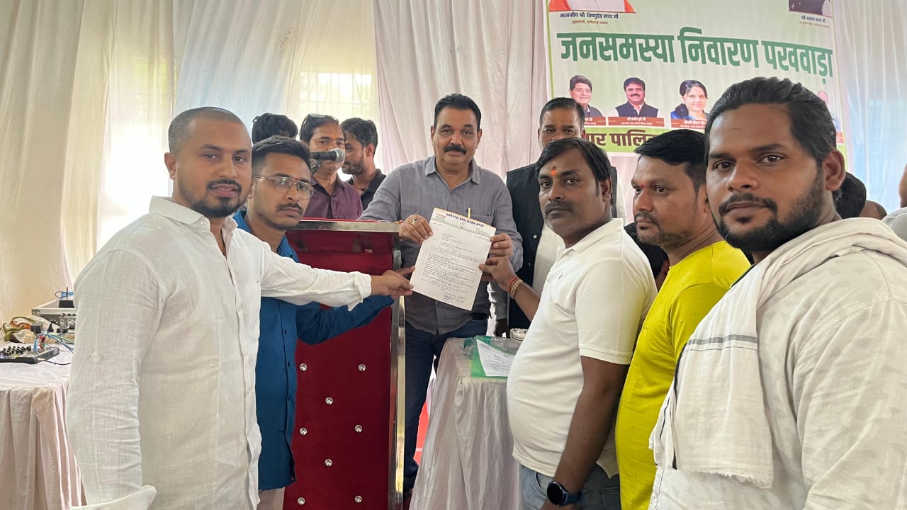 *रायपुर,पं. सुन्दर लाल शर्मा वार्ड में समस्याओं का अंबार – संदीप तिवारी*