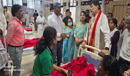 *जगदलपुर में फूड पाॅइजनिंग से 40 छात्र बीमार*