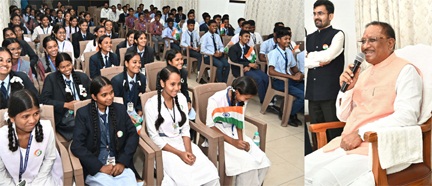 *हवाई यात्रा कर रायपुर पहुंचे बीजापुर के मेधावी विद्यार्थियों में आसमान छूने का हौसला*