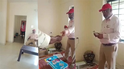 *पटवारी ने किसान से दो किस्तों में ली रिश्वत और काम भी नहीं किया तो नाराज हो किसान ने वायरल कर दिया विडियो*