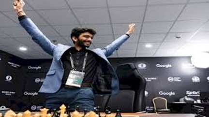 *तमिलनाडु सरकार युवा विश्व चैंपियन गुकेश को देगी पांच करोड़ रूपये का पुरस्कार*