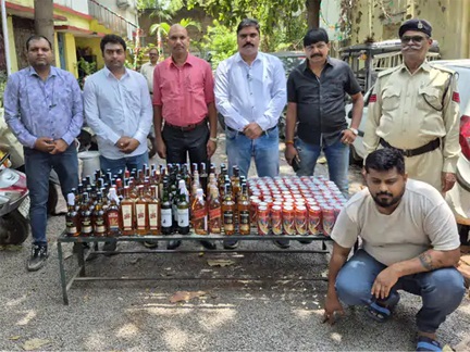 *105 लीटर विदेशी शराब बरामद, एक आरोपी गिरफ्तार*