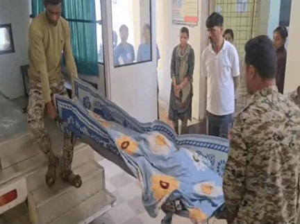 *महिला आरक्षक का शव कपड़े के फंदे में पंखे से लटका हुआ मिला*