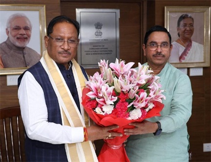 *मुख्यमंत्री विष्णु देव साय के प्रयत्नों से मिली ऐतिहासिक स्वीकृति : चावल उपार्जन लक्ष्य में 8 लाख मीट्रिक टन की वृद्धि*
