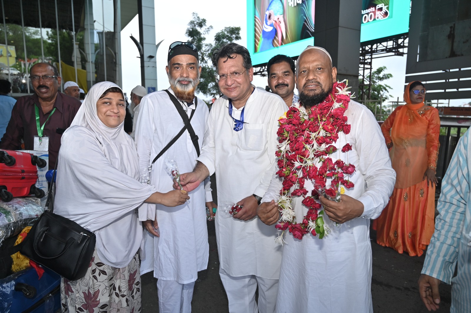 *रायपुर,,हज्जे बैतुल्लाह से वापस हुए राज्य के 359 हज यात्री*