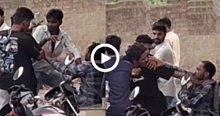 *शराब दुकान में मामूली बात पर युवक के साथ मारपीट*