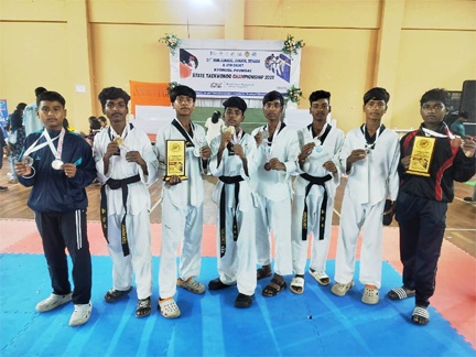 *एकलव्य खेल अकादमी के ताइक्वांडो खिलाड़ियों का नेशनल में चयन*