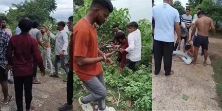 *युवक की सरेराह बेरहमी से पिटाई, आरोपियों ने जमकर बरसाए लात-घूंसे*