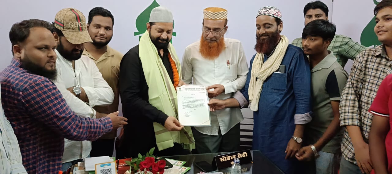 *शहर सीरतुन्नबी कमेटी रायपुर के सदर सोहेल सेठी ने हाजी रमीज़ अशरफ़ को मुख्य प्रवक्ता नियुक्त*