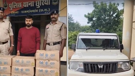 *महतारी एक्सप्रेस से 16 पेटी शराब की तस्करी*