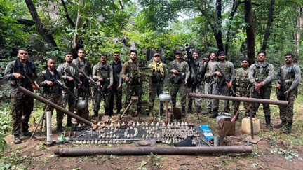 *सुकमा में माओवादियों की हथियार फैक्ट्री ध्वस्त*
