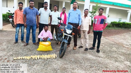 *बांस करील के अवैध परिवहन पर कार्रवाई आरोपी गिरफ्तार*