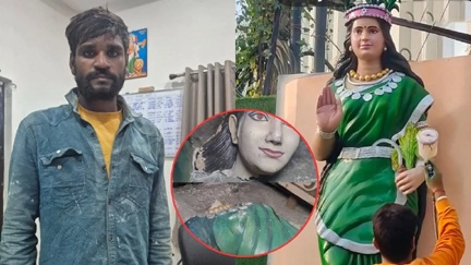*प्रतीमा खंडित करने वाला आरोपी गिरफ्तार*