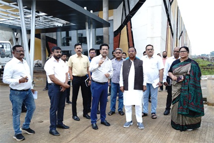 *रायपुर,, आदिम जाति विकास मंत्री ने आदिवासी स्वतंत्रता संग्राम सेनानियों पर निर्माणाधीन संग्रहालय-सह स्मारक के निर्माण कार्यों का किया निरीक्षण*