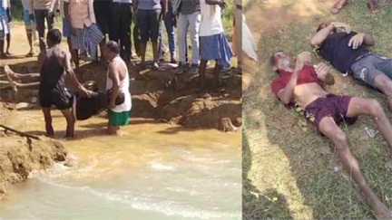 *मधुमक्खी के हमले से बचने तालाब में कूदे पिता-पुत्र, डूबने से हुई मौत…*