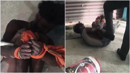 *छत्तीसगढ़ के अंबिकापुर में दो युवकों के साथ बर्बरता का वीडियो वायरल*