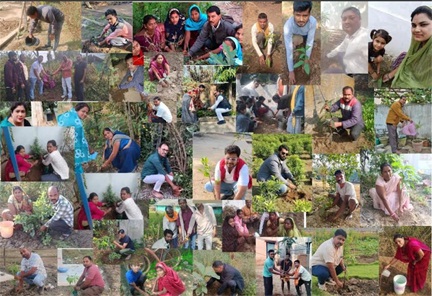 *नव कल्याण संघ के स्थापना दिवस पर पृथ्वी को एक लाख पौधों की सौगात*