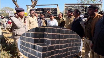 *ट्रांसपोर्ट व्यवसाय की आड़ में शराब का अवैध धंधा*