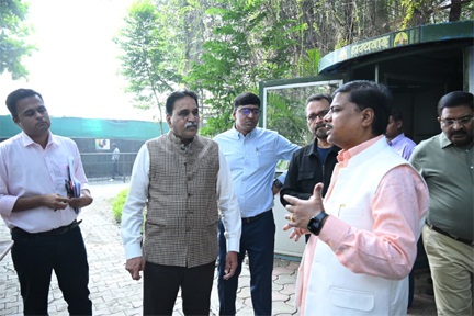 *वन मंत्री केदार कश्यप ने नंदनवन-नंदन पक्षी विहार का किया निरीक्षण*