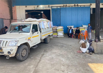 *अवैध धान पर हुई कार्रवाई, 264 क्विंटल से अधिक धान जप्त*