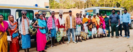 *नियद नेल्लानार गांवों के 14 ग्रामीणों के जीवन में आई रोशनी*