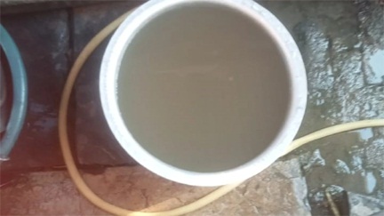 *सेजबहार कॉलोनी में गंदे पानी की सप्लाई*