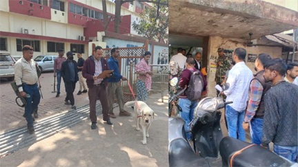 *दुर्ग जिला न्यायालय भवन को बम से उड़ाने की धमकी, पुलिस की सुरक्षा जांच*