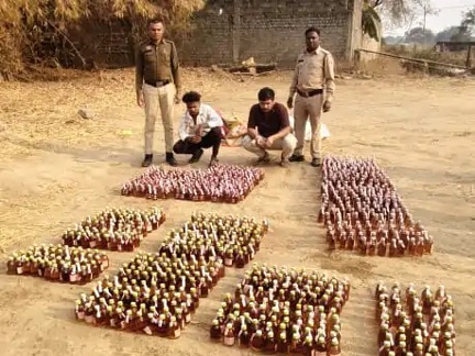 *250 लीटर देशी-अंग्रेजी शराब जब्त*