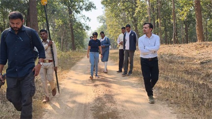 *प्रशिक्षु आईएफएस अधिकारियों को मिला डीज़ीपीएस सर्वे एवं वन्यजीव प्रबंधन का व्यवहारिक प्रशिक्षण*