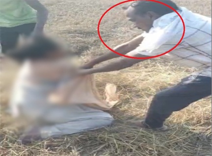 *महिला आरक्षक की वर्दी फाड़ी, अर्धनग्न किया*