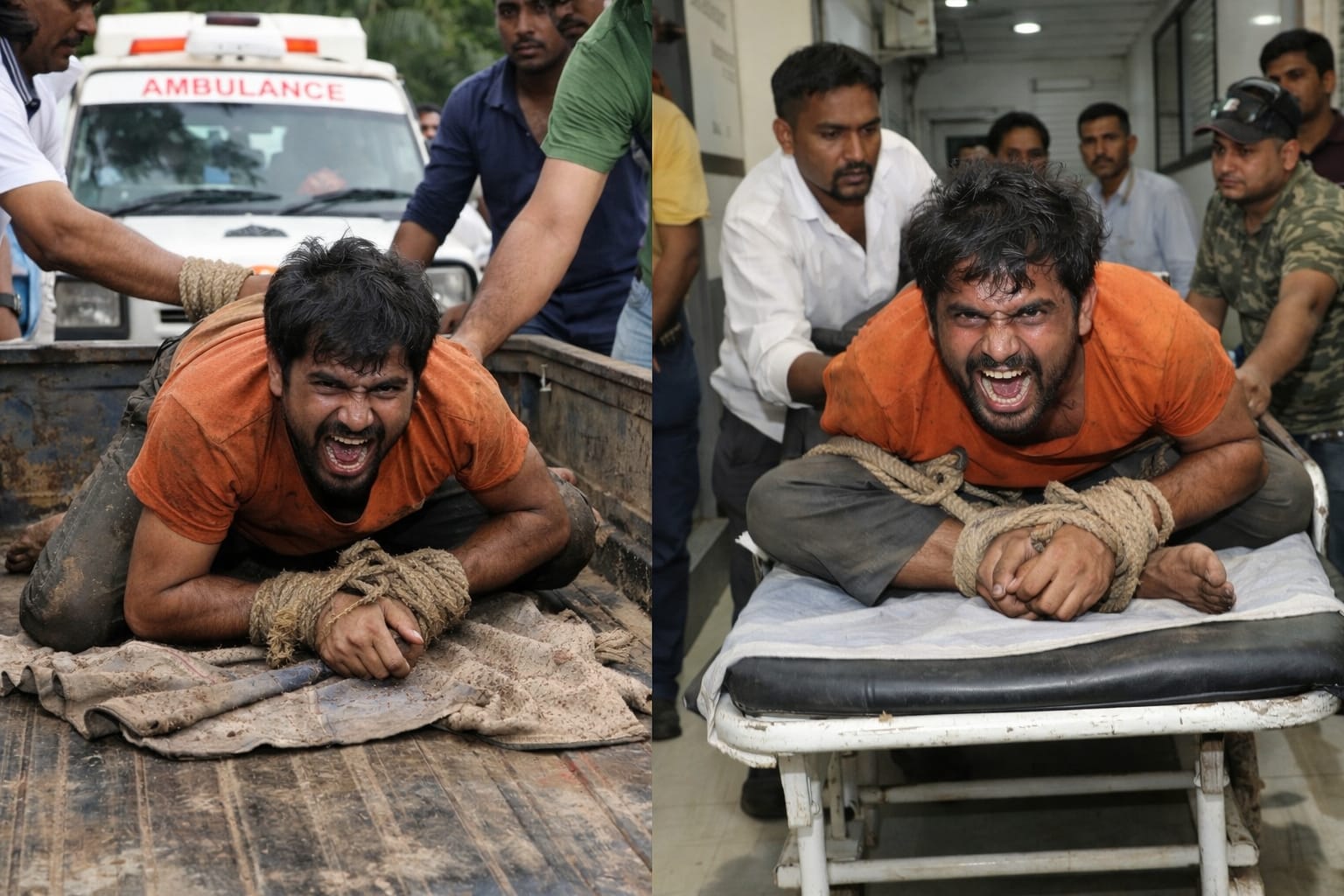 *युवक कुत्ते की तरह भौंक रहा है और लोगों को काटने के लिए भी दौड़ रहा है,,देखे वीडियो,सियासत दर्पण न्यूज़ की खास खबर*