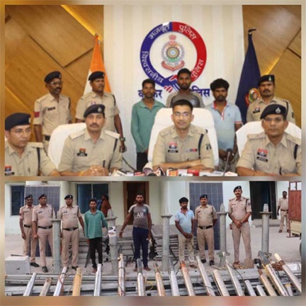 *पुलिस को बड़ी सफलता, चोरी की वारदातों में शामिल 3 बदमाश दबोचे गए*